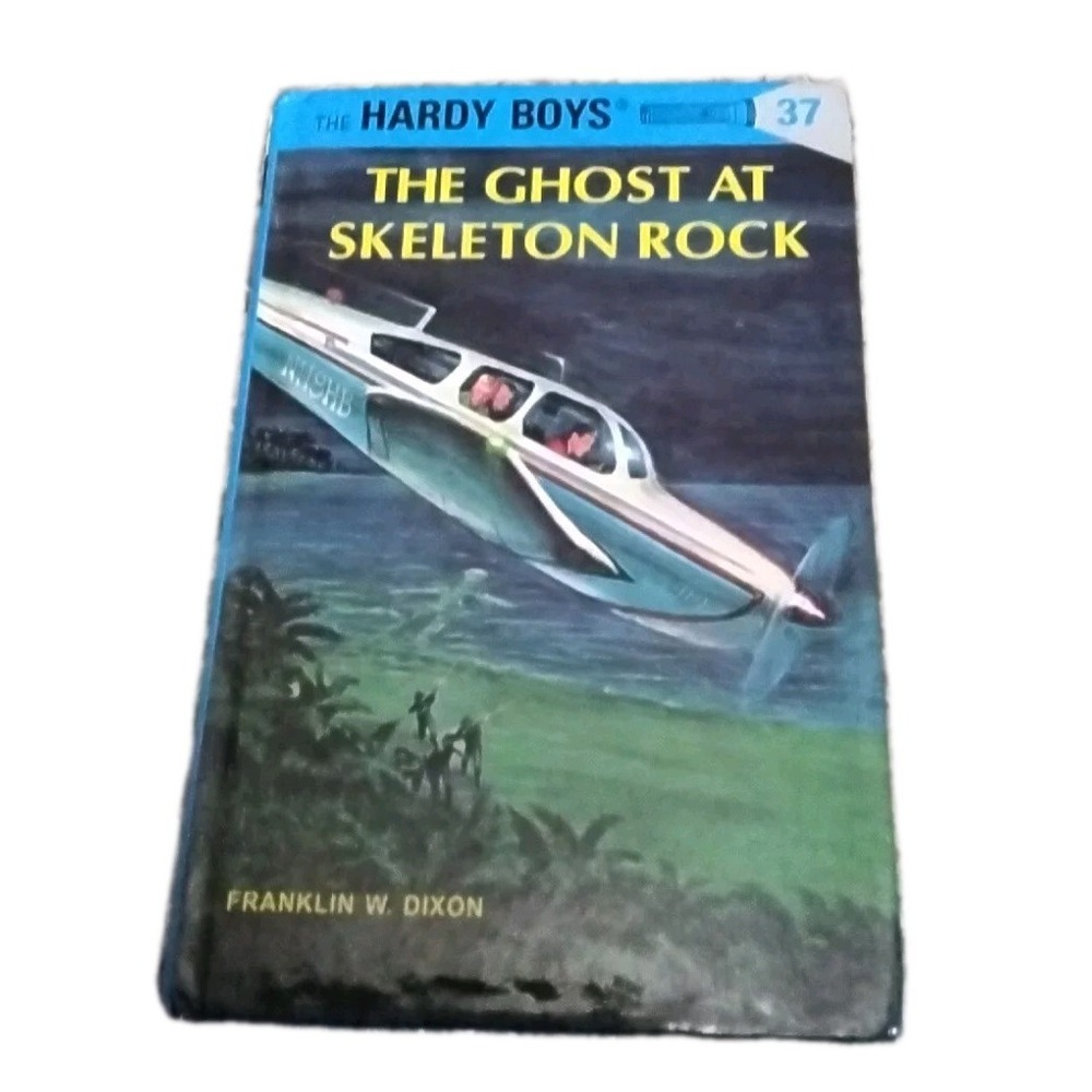 Hardy Boys 37 The Ghost at Skeleton Rock Franklin W Dixon Hardcover Book